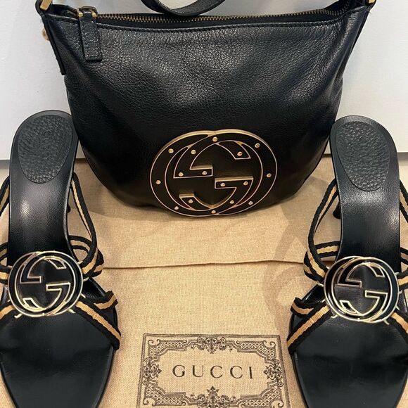 Gucci GG Blondie Mini Leather Bag and Heels Bundle - Picture 15 of 15